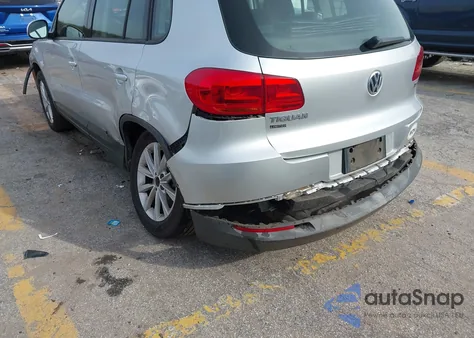 2017 Volkswagen Tiguan 2.0T/2.0T S z USA, uszkodzony, nr VIN WVGAV7AX6HK047586